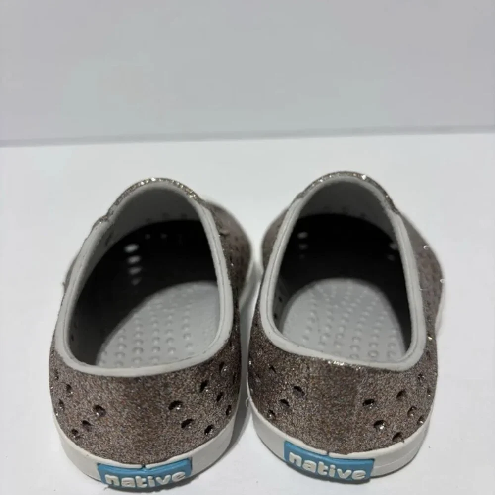 Native Toddlers’ Jefferson Bling Glitter Shoes, Girls’ Size C4